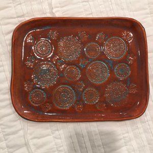 Handmade serving plate